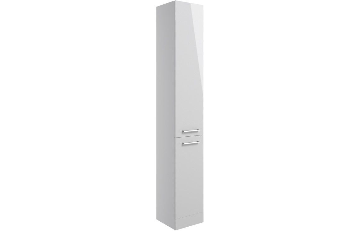 Conwy 350mm Floor Standing 2 Door Tall Unit - Grey Gloss Conwy 350mm Floor Standing 2 Door Tall Unit - Grey Gloss