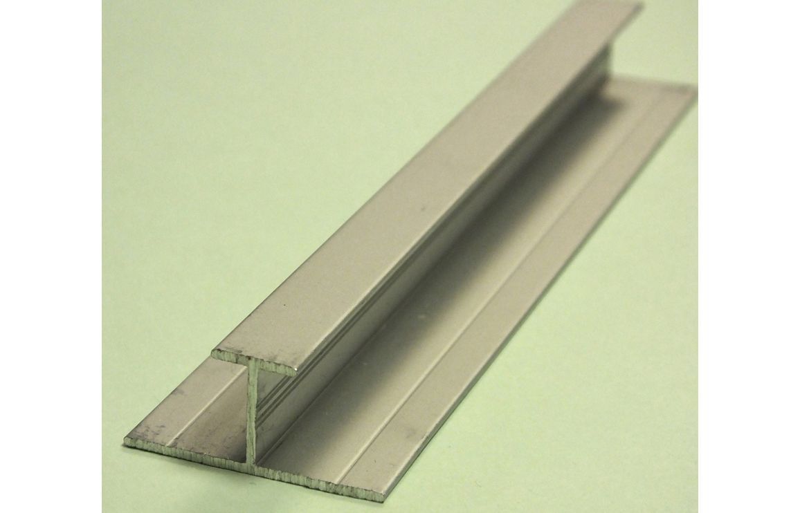 Fibo Aluminium H-Shaped Stacking Profile 2.4m