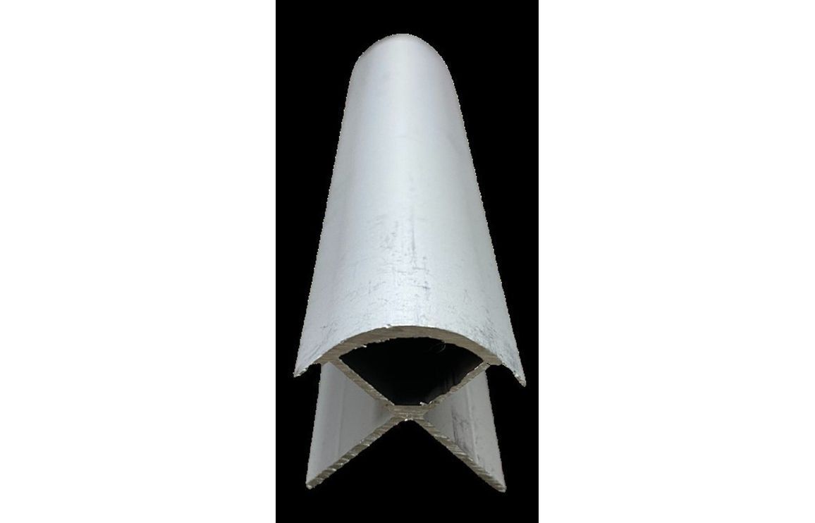 Fibo Aluminium Rounded External Profile 2.4m