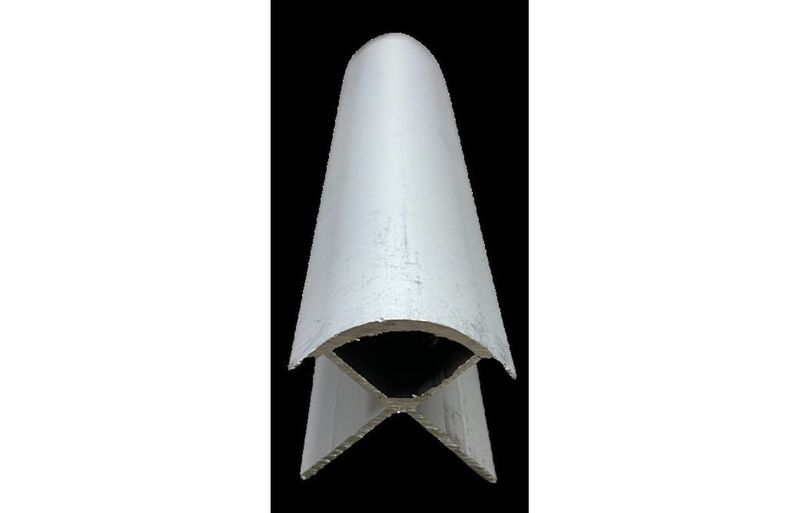 Fibo Aluminium Rounded External Profile 2.4m