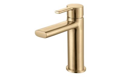 Esther Basin Mixer - Brushed Brass