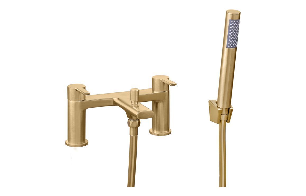 Esther Bath/Shower Mixer - Brushed Brass
