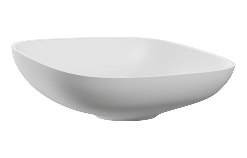 Gradient 500x380mm 0TH Resin Washbowl - White