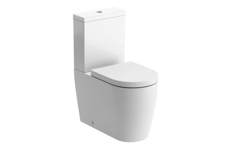 Jimmy Close Coupled Fully Shrouded WC & Soft Close Seat