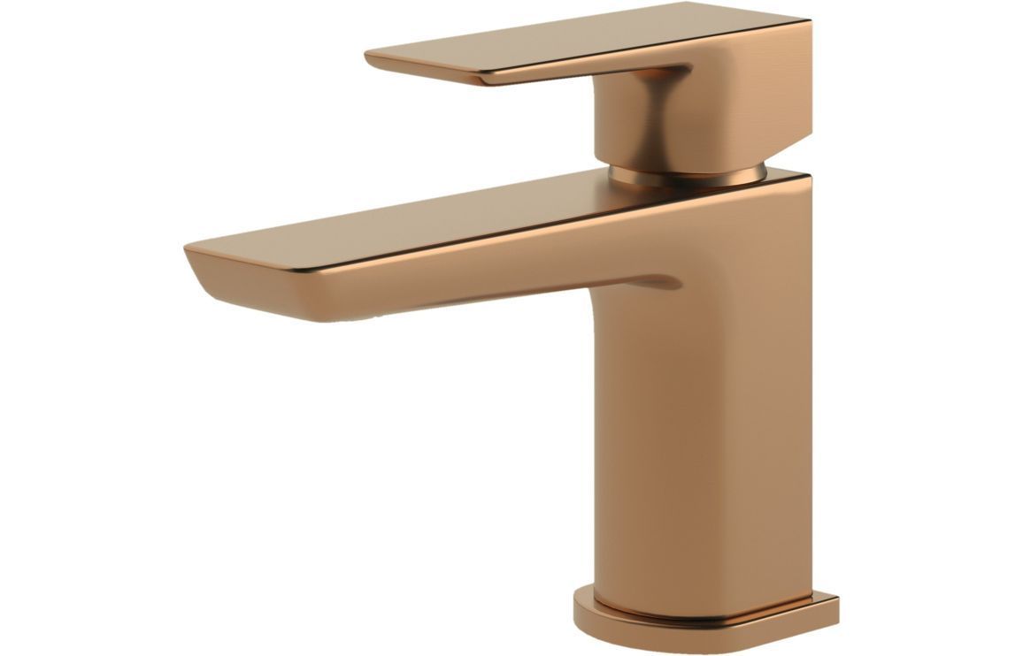 Berta Basin Mixer & Waste - Brushed Bronze