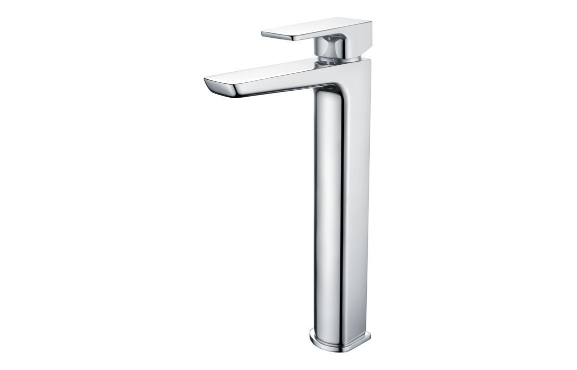 Berta Tall Basin Mixer - Chrome