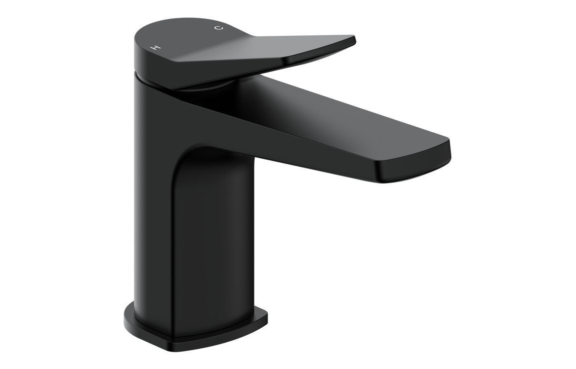 Naomi Basin Mixer & Waste - Matt Black