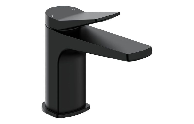 Naomi Basin Mixer & Waste - Matt Black