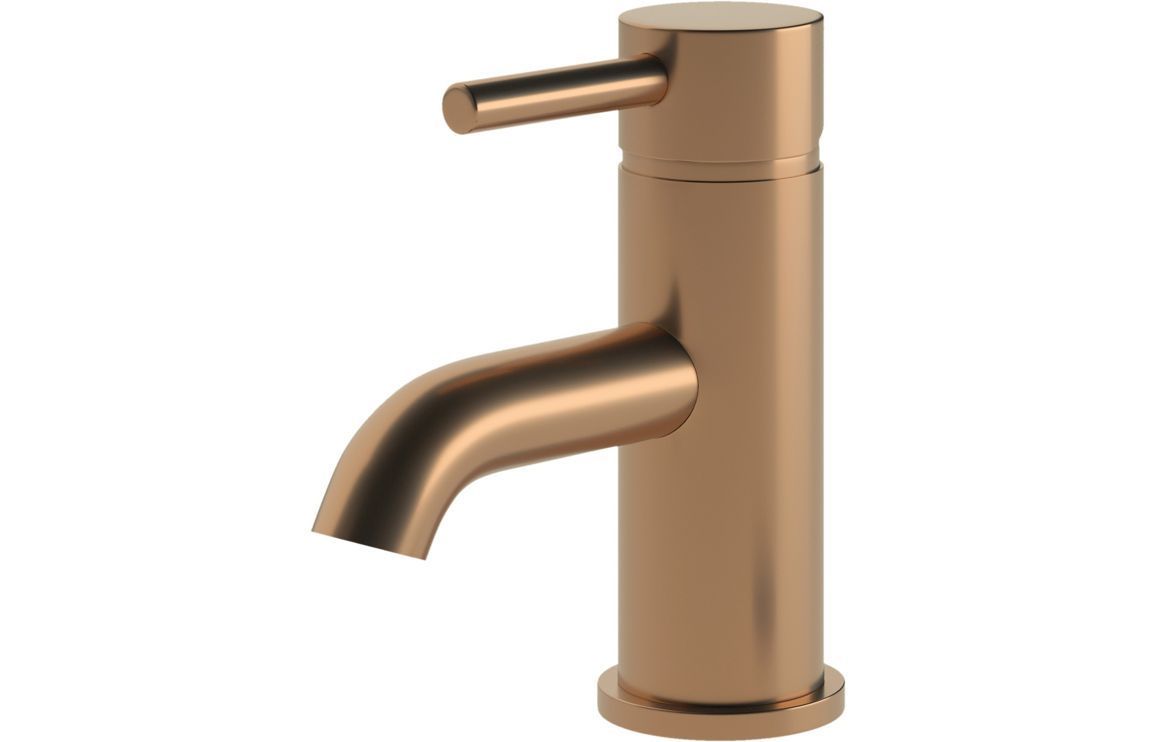 Polly Basin Mixer & Waste - Brushed Bronze
