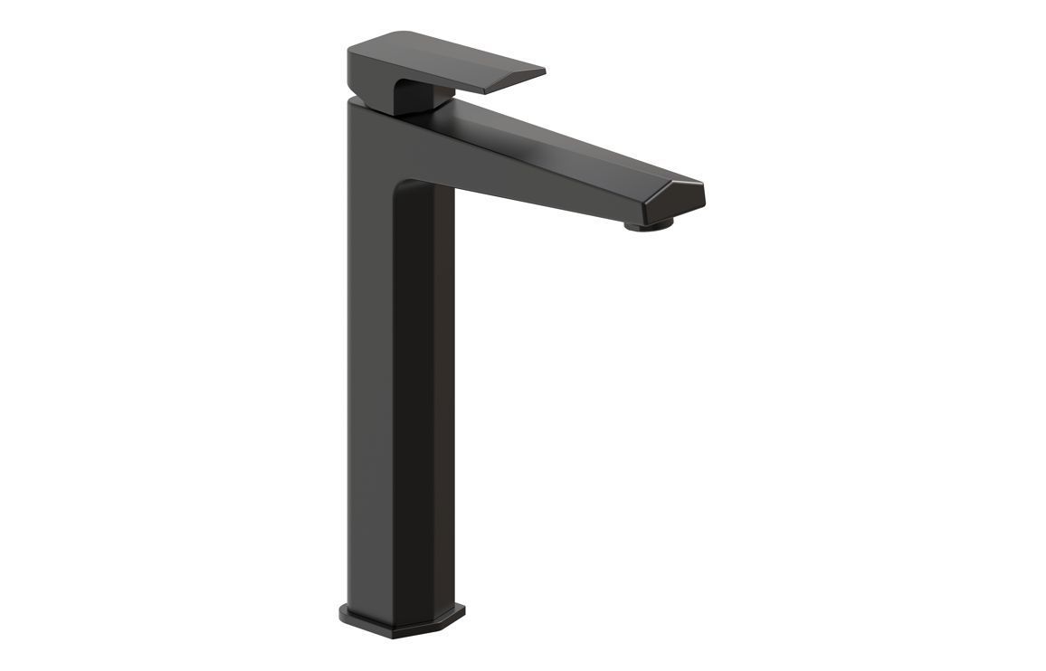 Ross Tall Basin Mixer - Matt Black