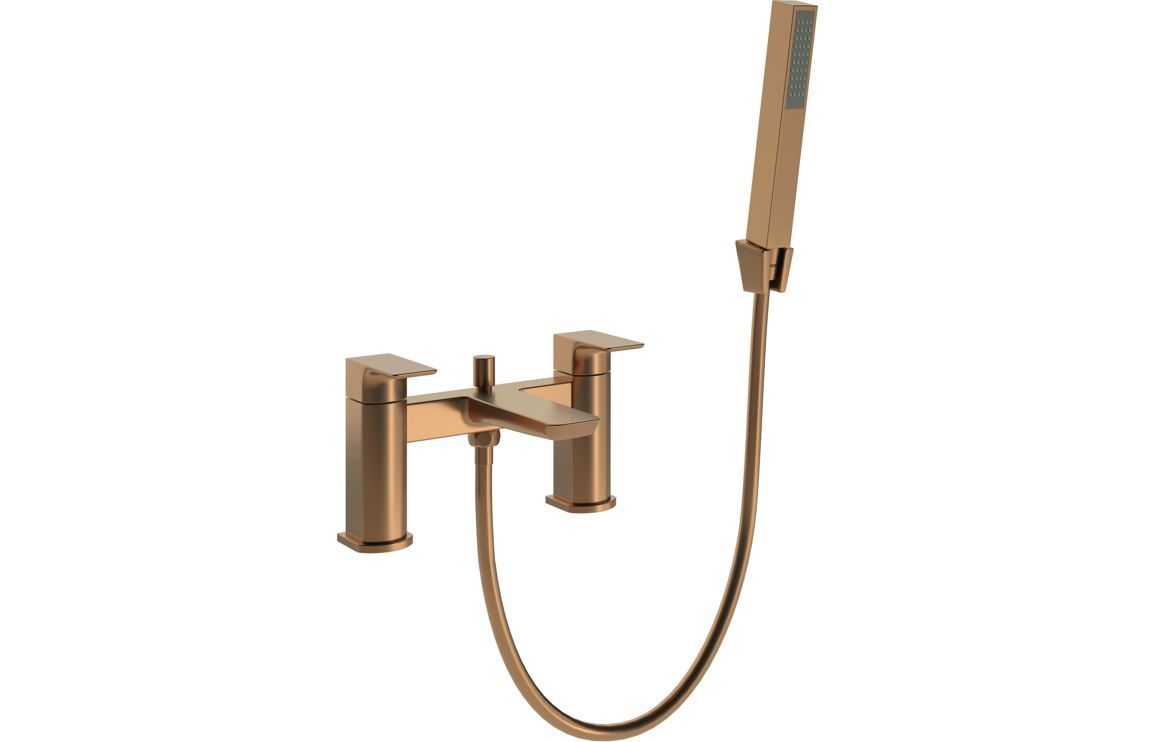 Berta Bath/Shower Mixer - Brushed Bronze