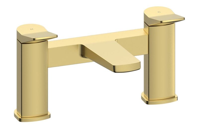 Tilt Bath Filler - Brushed Brass