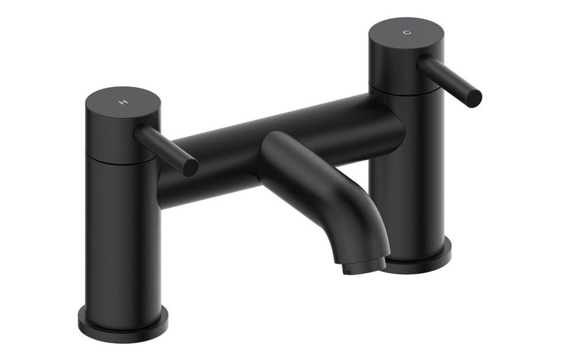 Polly Bath Filler - Matt Black
