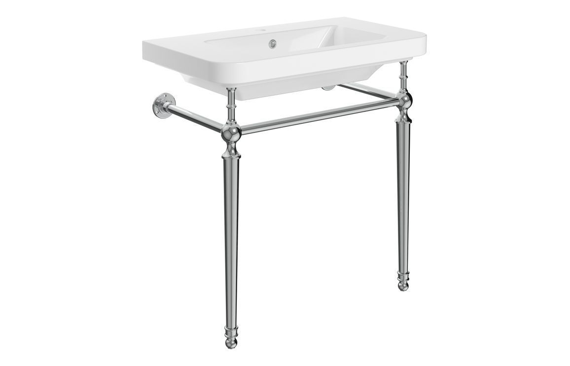 Cerys 810mm 1TH Console Basin - Chrome