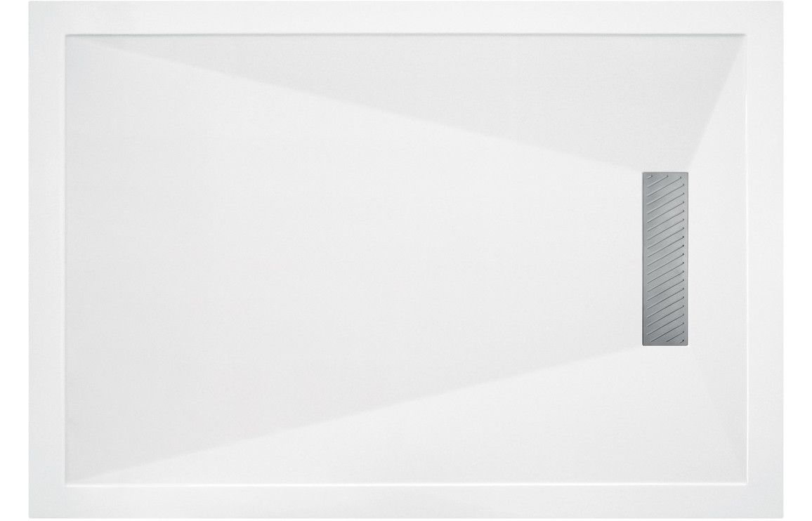 25mm Linear 1700x760mm Slim Rectangular Tray & Waste