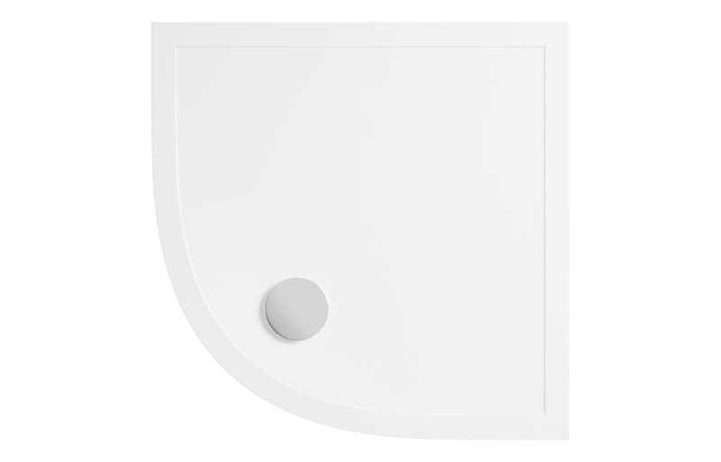 28mm Anti-Slip Ultra-Slim 900mm Quadrant Tray & Waste