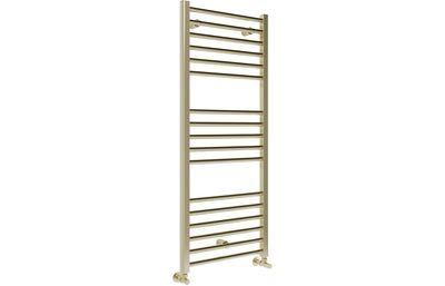 Georgia Straight 30mm Ladder Radiator (500x1600x30mm) - Brushed Brass