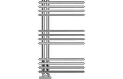 Rosa Round Ladder Radiator (500x800x50mm) - Chrome