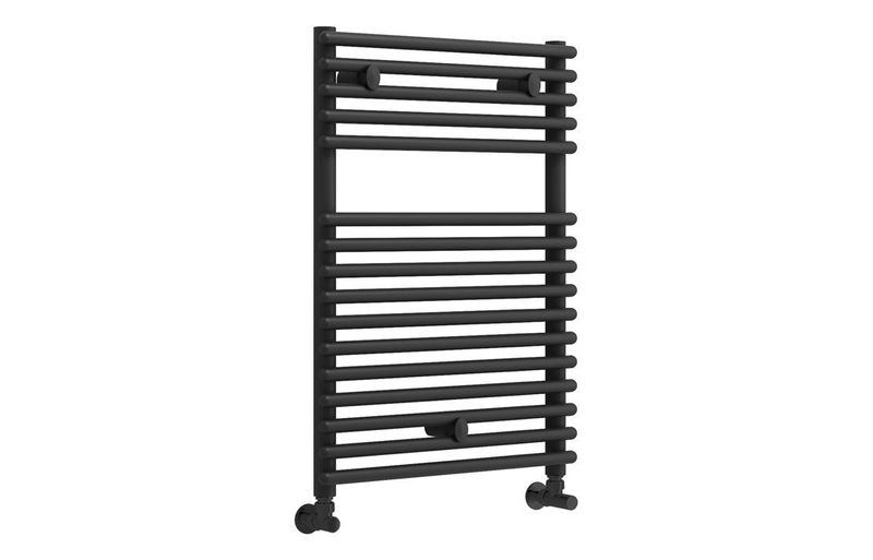 Tasmiya Round Ladder Radiator (500x730mm) - Black