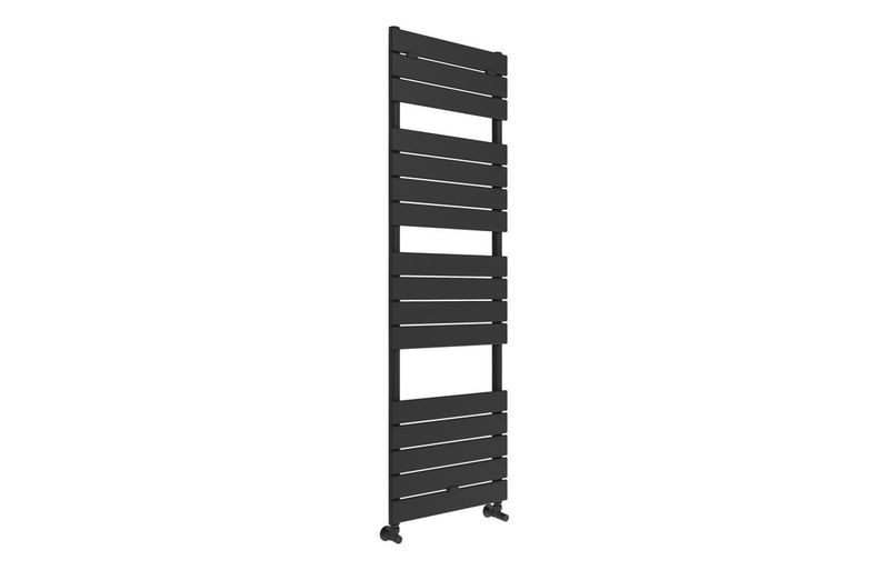 Troye Square Ladder Radiator (500x1500mm) - Black