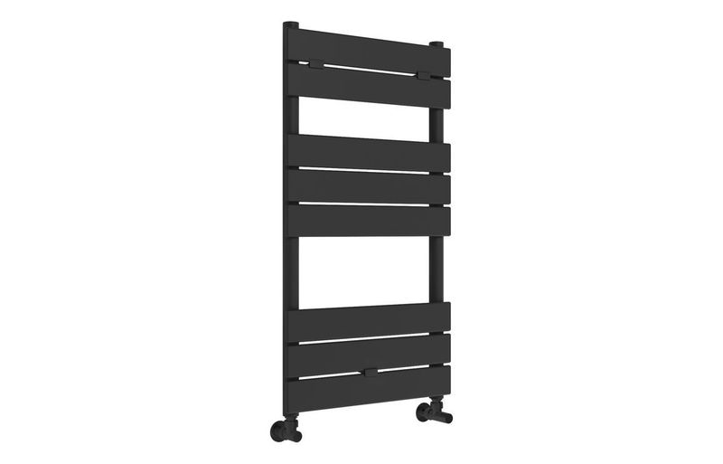 Troye Square Ladder Radiator (500x840mm) - Black