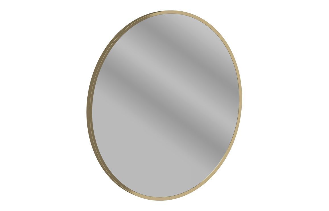 Kiera 600mm Round Mirror - Brushed Bronze