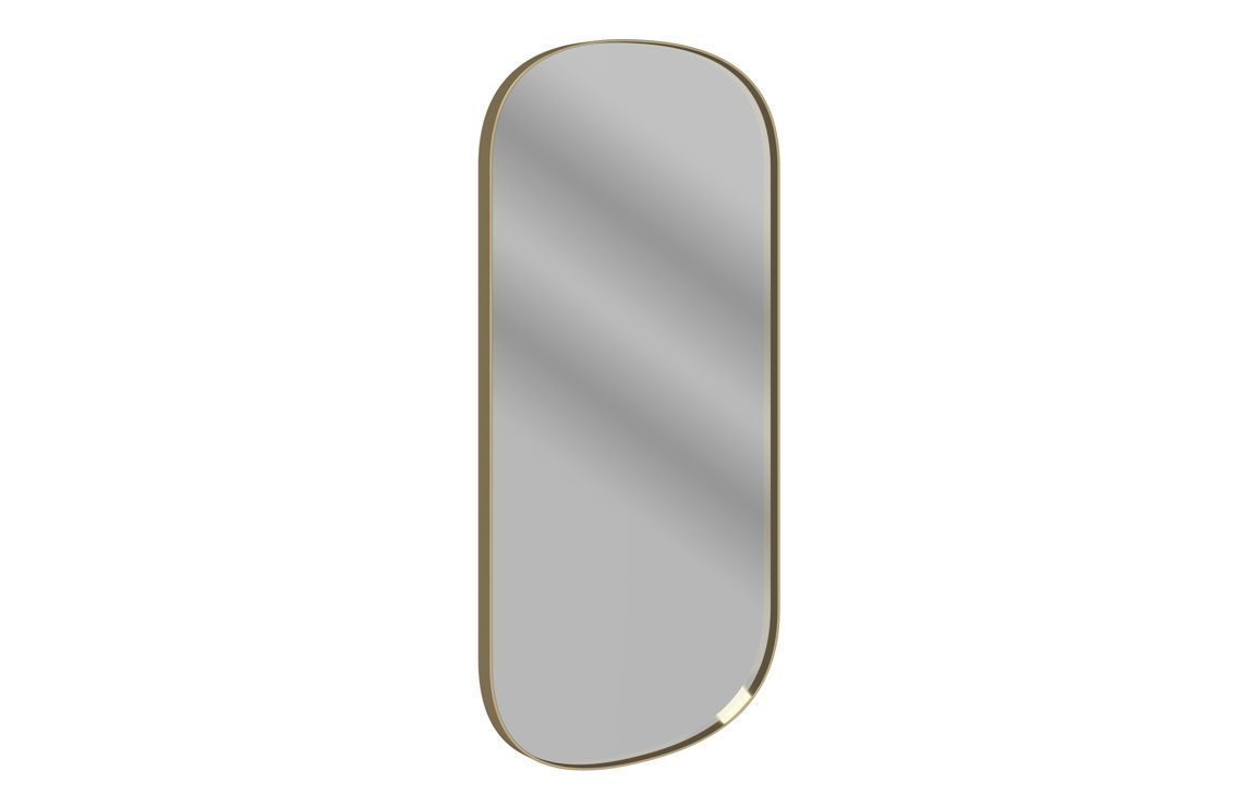 Kiera 800x400mm Oblong Mirror - Brushed Bronze