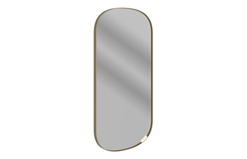Kiera 800x400mm Oblong Mirror - Brushed Bronze