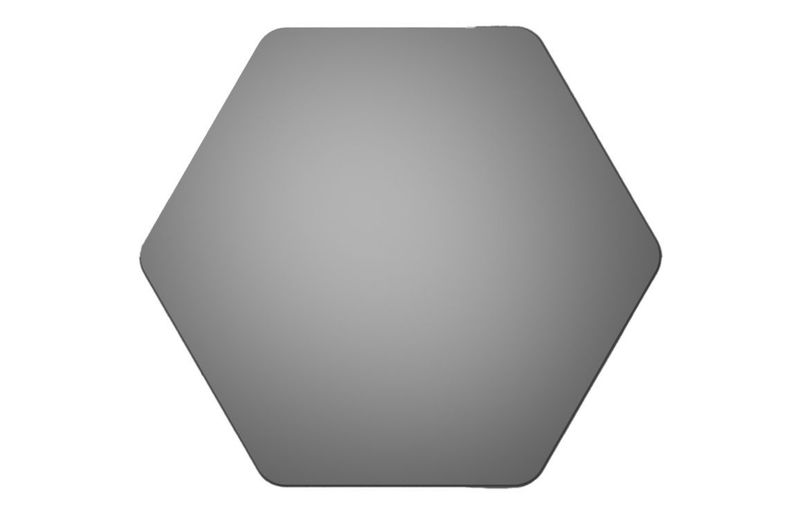 Nova 500x441mm Hexagonal Mirror