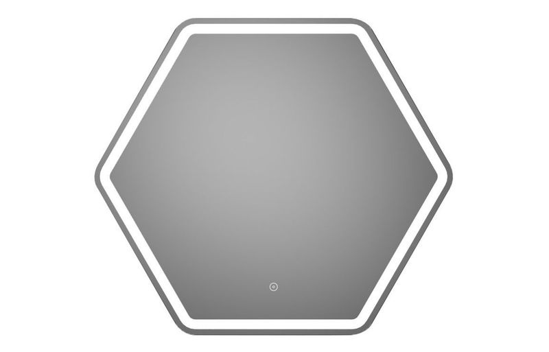 Toulouse 785x693mm Hexagonal LED Mirror