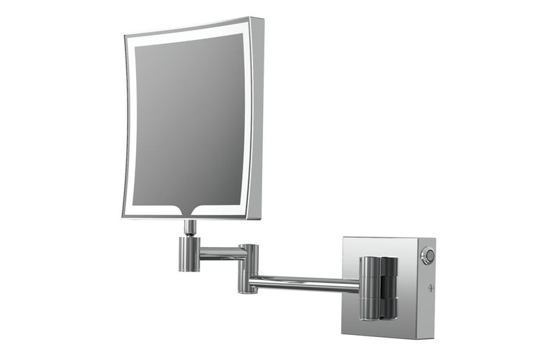 Henry Square LED Cosmetic Mirror - Chrome