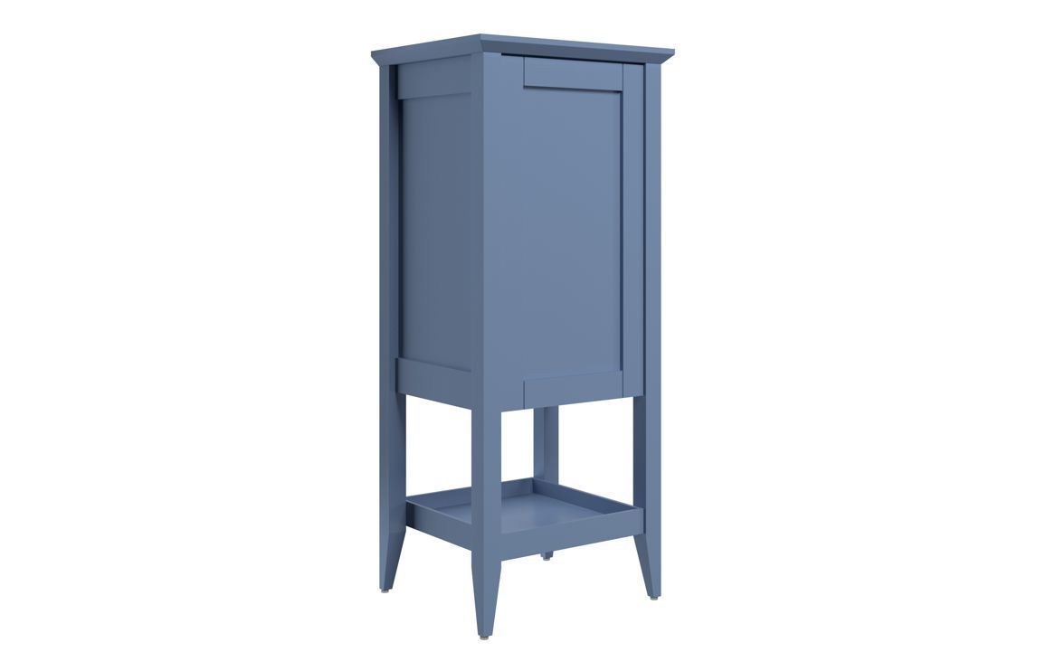 Diana 470mm Floor Standing 1 Door Midi Boy Unit - Matt Misty Blue