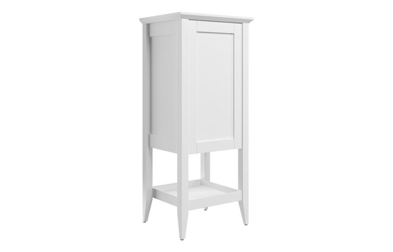 Diana 470mm Floor Standing 1 Door Midi Boy Unit - Matt White