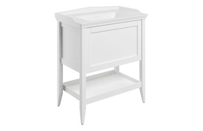 Diana 800mm Floor Standing 1 Drawer Basin Unit w/Basin - Matt White