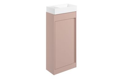 Aurora 410mm Floor Standing Unit Inc. Basin - Matt Antique Rose