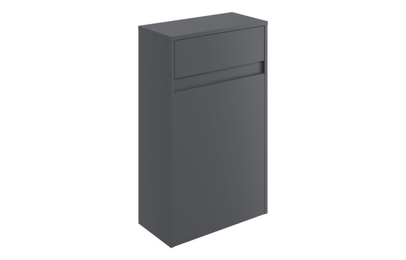 Aurora 500mm Floor Standing WC Unit - Matt Graphite Grey