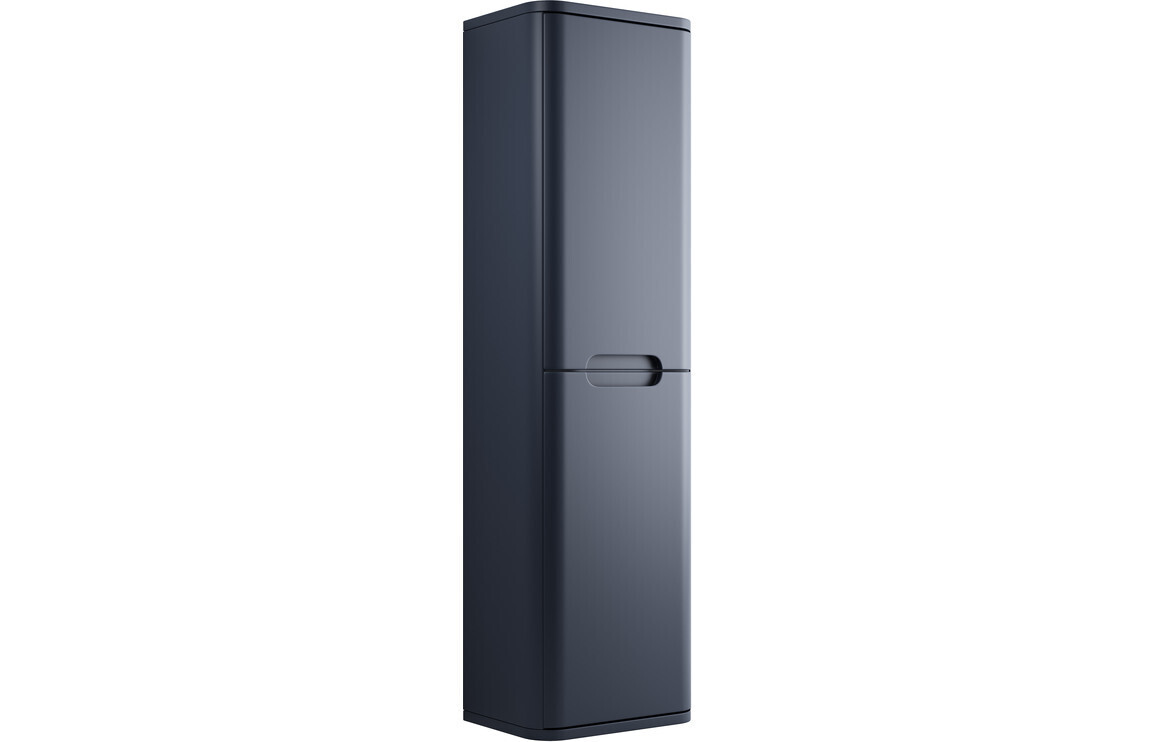 Narbeth 350mm 2 Door Wall Hung Tall Unit - Matt Indigo