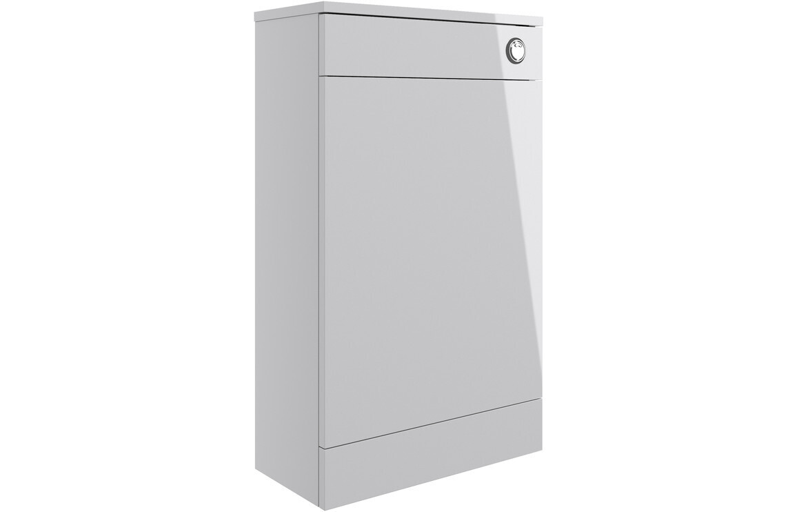 Rhyl 500mm Floor Standing WC Unit - Grey Gloss