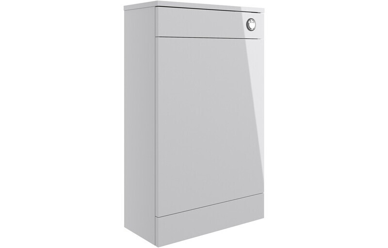 Rhyl 500mm Floor Standing WC Unit - Grey Gloss