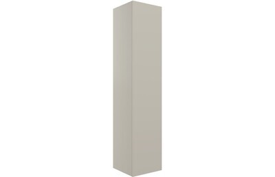 Carmarthen 350mm Wall Hung 1 Door Tall Unit - Matt Latte