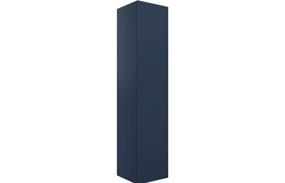 Carmarthen 350mm Wall Hung 1 Door Tall Unit - Matt Deep Blue