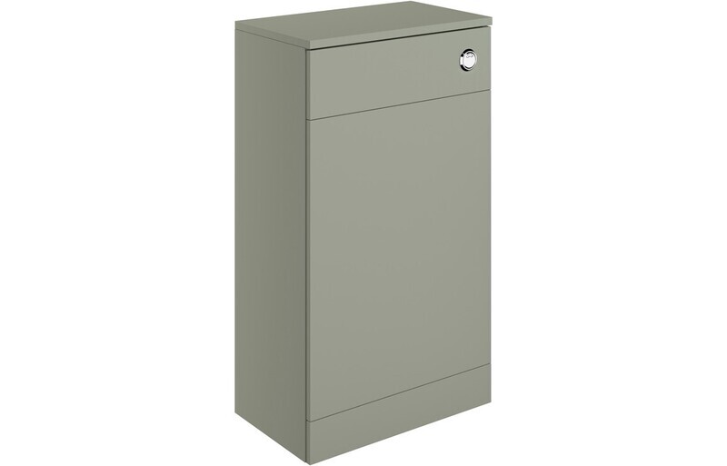 Carmarthen 500mm WC Unit - Matt Olive Green