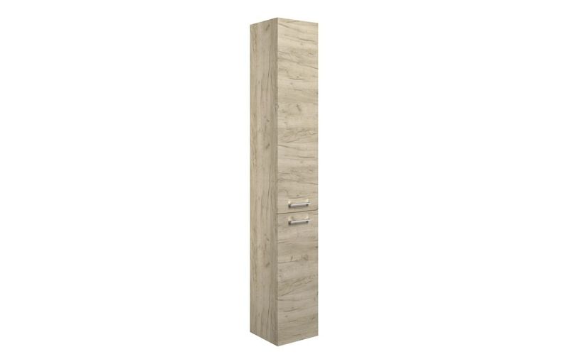 Rhyl 350mm Floor Standing 2 Door Tall Unit - Oak