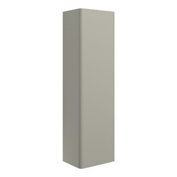 Rhossili 350mm Wall Hung 1 Door Tall Unit - Matt Latte