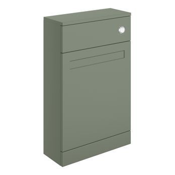 Raglan 500mm Floor Standing WC Unit - Matt Reed Green