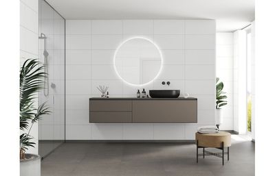Fibo Contemporary - White Contrast (Tile Effect)