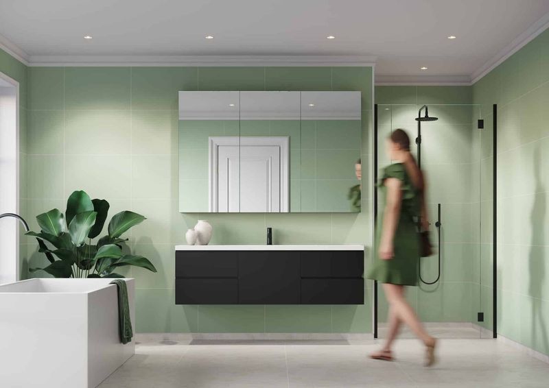 Fibo Contemporary - Light Green (Tile Effect)