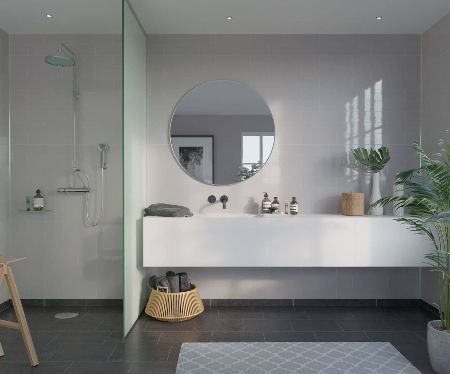 Fibo Urban - Medium Grey (Metro Brick) Fibo Urban - Medium Grey (Metro Brick)