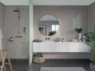 Fibo Timeless - Grey Sand (Plain Panel)