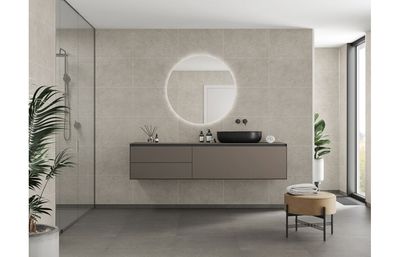 Fibo Scandinavian - Grey Sahara (Tile Effect)